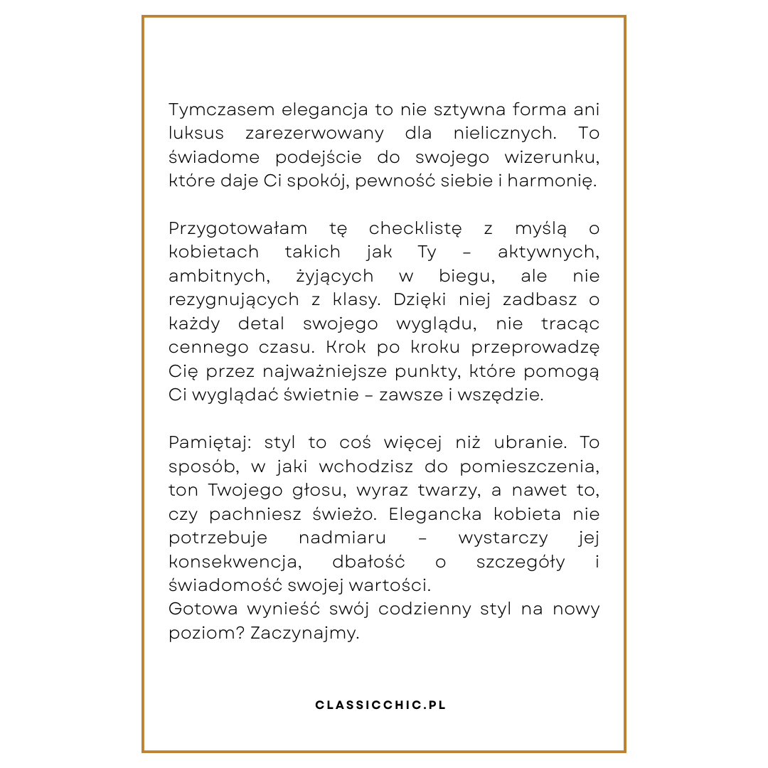 Checklista eleganckiej kobiety przed wyjściem z domu - obrazek 2