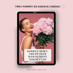 kobiecy reset. kobieta z kwiatami